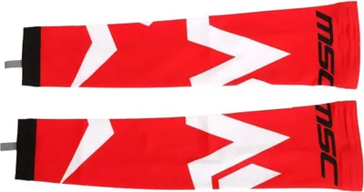 Produktbild von Msc Compressive Wadenwärmer Rot,Weiß M Herren Rot,Weiß M