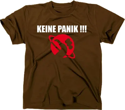Zdjęcie produktu dla Styletex23 T-Shirt Hitchhiker's Guide to the Galaxy Logo, brązowy, M