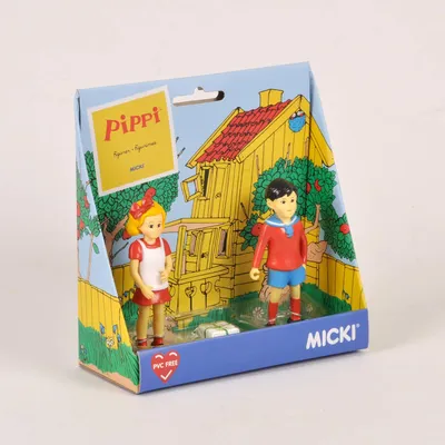 Immagine prodotto di Figure giocattolo di Pippi Calzelunghe Tommy e Annika