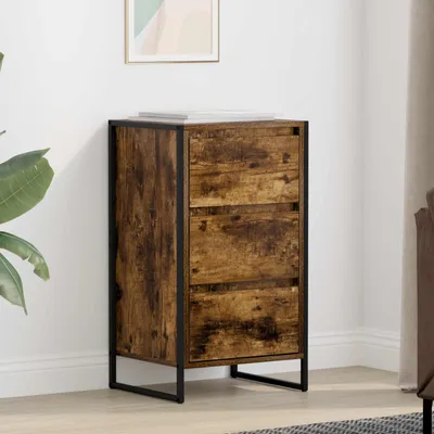 Image de vidaXL Sideboard Raucharbe 42 x 36 x 75,5 cm Bois composite
