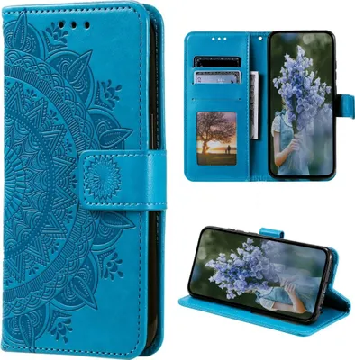 Produktbild von Hülle für Samsung Galaxy S23 Ultra Handyhülle Flip Case Cover Tasche Mandala