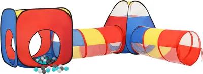 Obrázok produktu pre vidaXL Hrací stan s 250 loptičkami Viacfarebné 190x264x90 cm