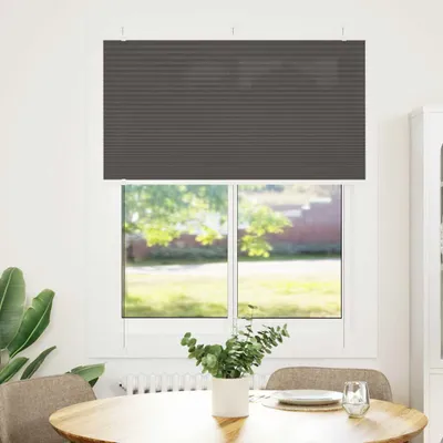 Obrázok produktu pre vidaXL Plisovaná roleta čierna 110x150 cm šírka látky 109,4 cm polyester