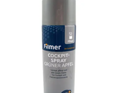 Produktbild von Cockpitspray Cockpitpflege reinigt pflegt gibt neuen Glanz 600 ml Grünerapfelduft, Filmer