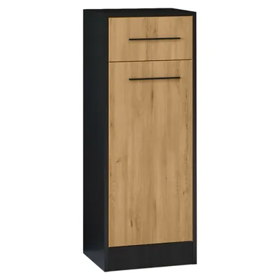Obrázek produktu pro Koupelnová skříňka nízká SLIM SL3 černá / dub artisan