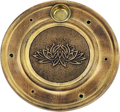 Image de Porte-encens et cônes d'encens Lotus -- 10 cm