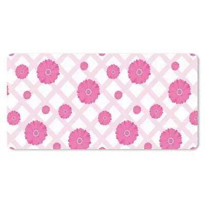 Produktbild von MuchoWow® Schreibtischunterlage Blumen - Muster - Pastell 80x40 cm - XXL Mauspad - Gaming Mauspad