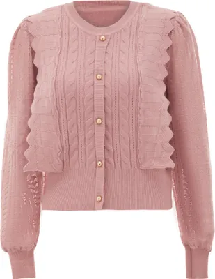 Produktbild von NAEMI damen strickjacke - pink, XS/S
