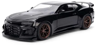 Image de Chevrolet Camaro 2024 noire Fast & Furious Modèle réduit 1:24 Jada Toys
