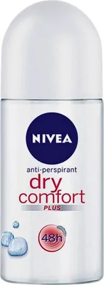 Zdjęcie produktu dla Nivea - Dezodorant - Roller - Dry Comfort - 48 godzin skuteczności - 50 ml - 1 szt