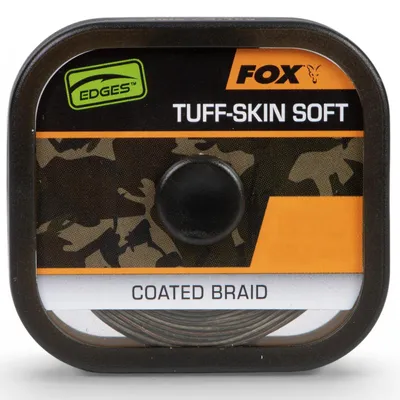 Produktbild von Fox Edges Tuff-Skin Soft - 20m Vorfachschnur, Tragkraft:35lbs/15.9kg