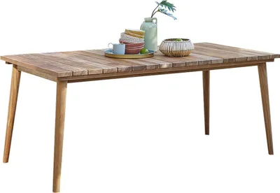 Produktbild von Gartentisch Teakholz massiv 6–8 Sitze Outdoor