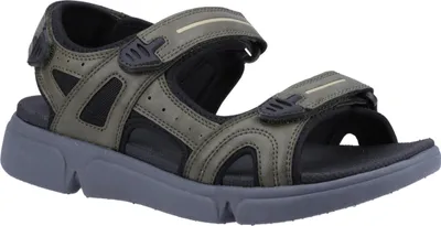 Immagine prodotto di Hush Puppies - Sandali da uomo "Castro" FS8917 (45 EU) (verde kaki)