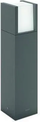 Produktbild von Philips myGarden Arbour Sockel-/Wegeleuchte, 6 W, Außensockel-/Pfostenbeleuchtung, Anthrazit, Weiß, Aluminium, IP44, Garten, Terrasse, II