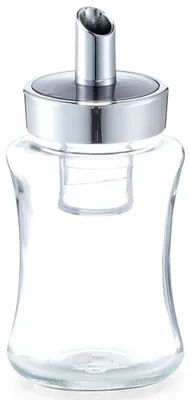Produktbild von Zeller Present 19632, 210 ml, Glas, Kunststoff, Chrom, Transparent, Zylinder, 70 mm, 70 mm