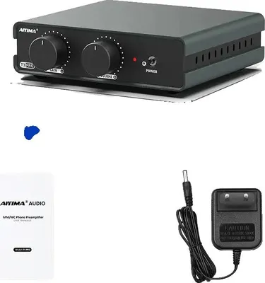 Obrázok produktu pre Gramofónový predzosilňovač, podporuje MM/MC kazety, nízke skreslenie, s 220V zástrčkou EÚ