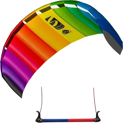 Immagine prodotto di Tappetino HQ Symphony Beach III 1.8 Sport Rainbow con barra di controllo Kite acrobatico Allround Kite