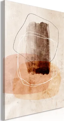 Produktbild von Italienischer Leinwand Leinwandbild - Circle of Desires (1 Part) Vertical 40x60 cm Abstrakt a-A-0693-b-a