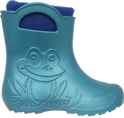 Produktbild von Camminare metalic blaue Schneestiefel Gummistiefel Frosch mit blauem Thermoeinsatz (ohne Befestigung) 22/23