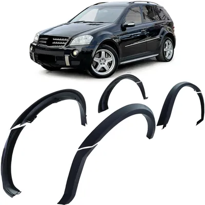 Kotflügel Radlauf Verbreiterungen Radlaufblenden für Mercedes-Benz ML W164 2005-2011