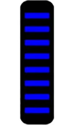 Image de Attache-câble ProGuard - Avant - Autocollant - Protection maximale - Bleu