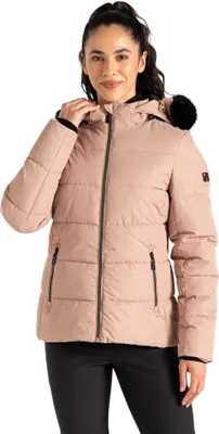 Image de Veste Dare2b Glamorize V, beige, taille 38, femme, beige, taille 38