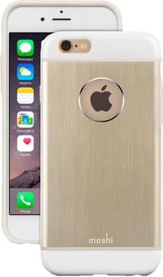 Produktbild von Moshi iGlaze Armour, Cover, Apple, Apple iPhone 6, 11,9 cm (4.7"), Gold