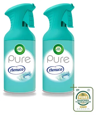 Productafbeelding van 2 x Air Wick Pure Nenuco luchtverfrisser, 250 ml - Voorraadverpakking - 2 stuks