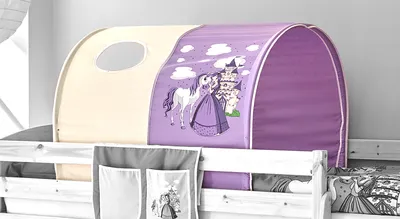 Zdjęcie produktu dla TiCAA 857491, Tunel, Bawełna, Beżowy, Liliowy