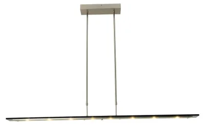 Produktbild von masterlight Pendelleuchte Vigo 1-flammig Glas Grau 130x10cm