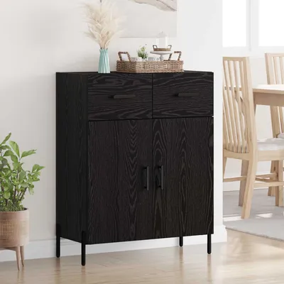 Obrázek produktu pro vidaXL Příborník vzhled černého dubu 69,5 x 34 x 90 cm materiál na bázi dřeva
