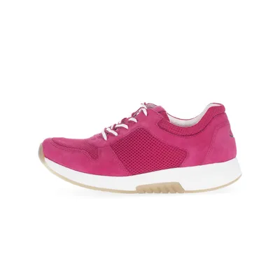 Zdjęcie produktu dla Gabor ROLLINGSOFT buty damskie - wygodne sznurowane niskie buty różowe rekreacyjne NOWOŚĆ