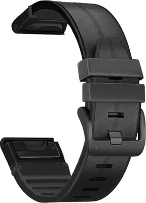 Produktbild von INF TPU-Uhrenarmband für Garmin Fenix 7X/6X/5X 26mm Schwarz