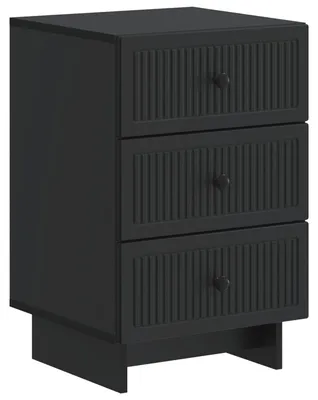 Obrázok produktu pre Nočný stolík Čierna 43 x 41 x 66,5 cm Kompozitné drevo