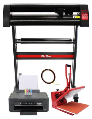 Produktbild von 38-cm-Klapppresse, 720-mm-Vinylschneider und Drucker