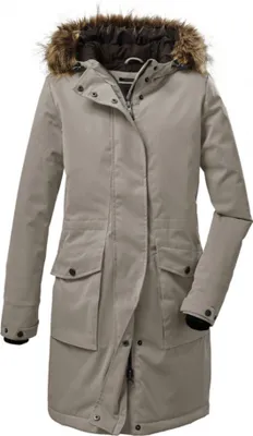 Imagen del producto de G.I.G.A. DX Damen: Parka funcional casual para mujer, con capucha - Modelo GW 24 WMN PRK, color claro