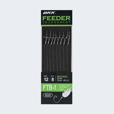 Produktbild von BKK FTB-1 Bayonet Rigs Barbless | Feeder Vorfachhaken: #12 (0.23mm)