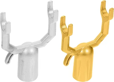 Productafbeelding van Kledingrekhaakjes, 2 stuks, gemaakt van aluminiumlegering, voor het eenvoudig ophangen en drogen van was buiten