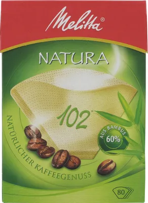 Produktbild von Melitta 102 Natura 80 Filtertüten