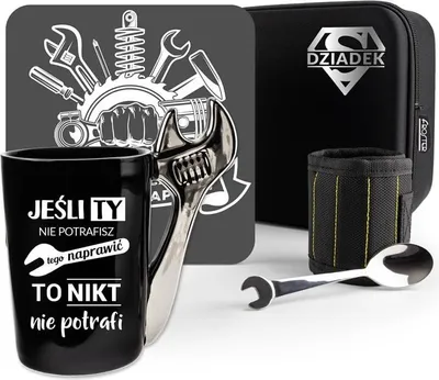 Produktbild von Geschenkset für Opa Kaffee Tee Tasse Schlüssel Schraubband