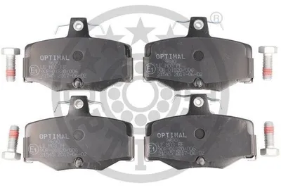 Produktbild von OPTIMAL Bremsbeläge Satz Hinten Bremsklötze für NISSAN ALMERA II Hatchback (N16) BP-09690