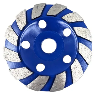 Produktbild von Diamant-Schleifscheibe, Becherform, 125 mm Durchmesser, Bohrung 22,2 mm, zum Schleifen von Beton und Stein