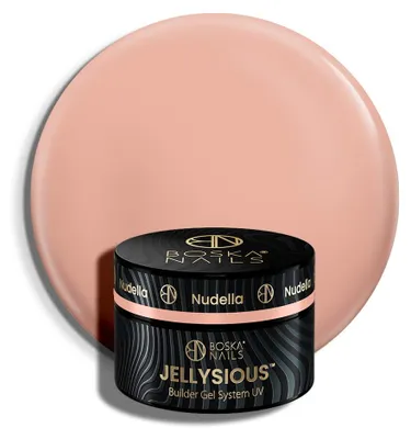 Zdjęcie produktu dla Żel budujący UV do paznokci galaretka Jellysious Nudella Boska Nails 15 ml