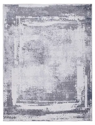 Produktbild von TT Home Wohnzimmer Teppich Kurzflor Used Look Abstrakt Modernes Design Größe 60x100 cm