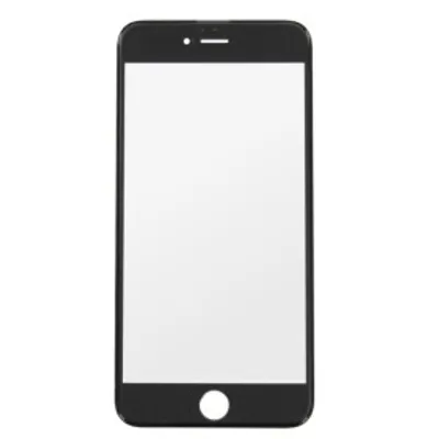 Produktbild von Displayglas für iPhone 6s Plus schwarz Echt Glas Displayschutz