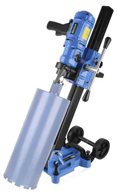 Productafbeelding van Diamantkernboormachine Handgeleide - 2100 W Motor - Kantelbare Boorstandaard