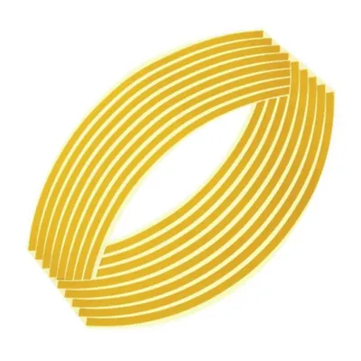 Zdjęcie produktu dla Ag555D Naklejki Odblaskowe Na Koła Yellow