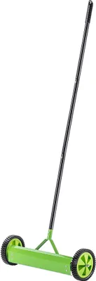 Image de KADAX Scarificateur, manuel, unilatéral, sur roues, pour pelouses, 140 x 48 cm, vert