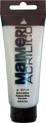 Immagine prodotto di Maimeri Acrilico Colore acrilico Platinum White 017 75 ml 1 pz.
