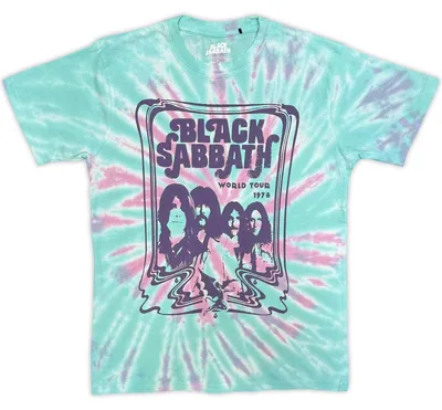 Obrázok produktu pre Black Sabbath World Tour '78 Wash Collection Green M Tričko